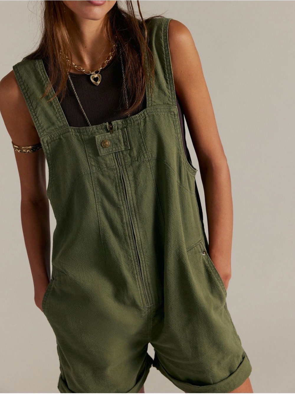 Free People Jude Shortalls - Picture 1 of 6